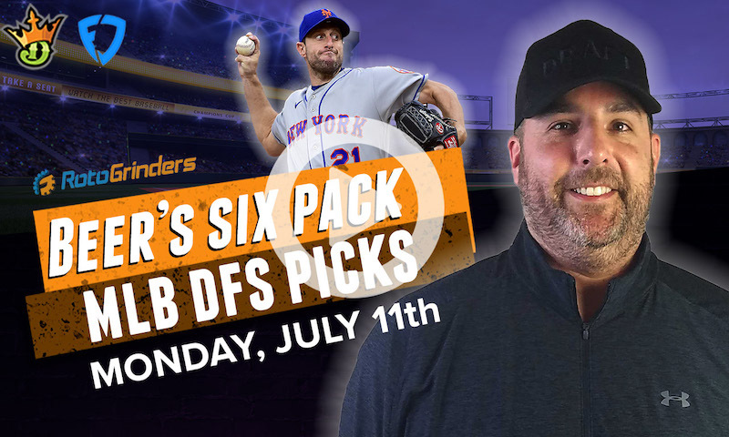 DraftKings and FanDuel MLB Six-Pack: Monday, 7/11/22