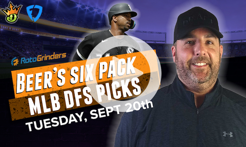 DraftKings and FanDuel MLB Six-Pack: Tuesday, 9/20/22