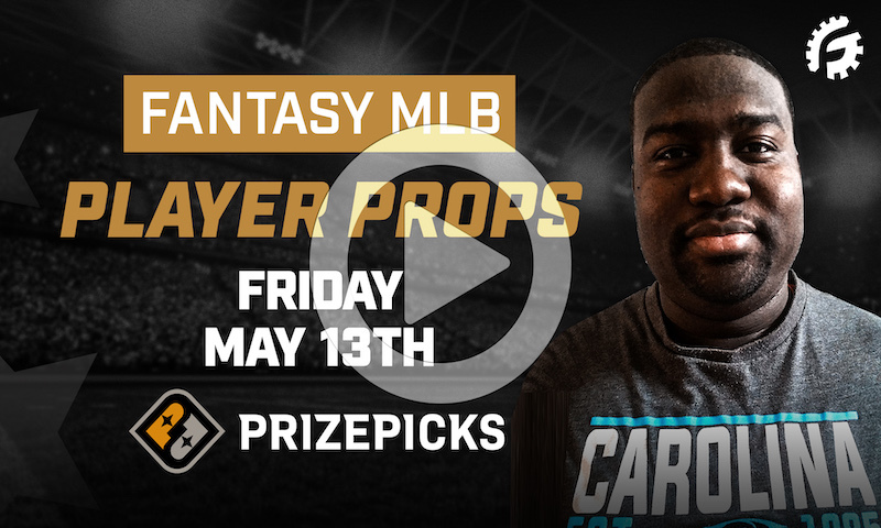 MLB Fantasy Player Props on PrizePicks - Friday, 5/13/22