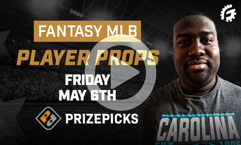 MLB Fantasy Player Props on PrizePicks - Friday, 5/6/22