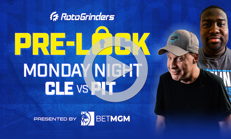 NFL Week 17 Monday Night Football Pre-Lock Show: CLE vs PIT