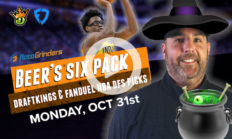 DraftKings and FanDuel NBA Six-Pack: Monday, 10/31/22