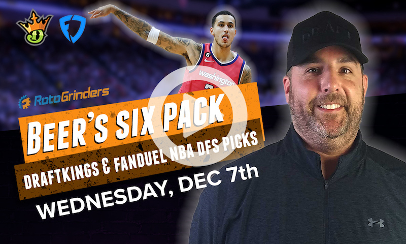 DraftKings and FanDuel NBA Six-Pack: Wednesday, Dec 7th