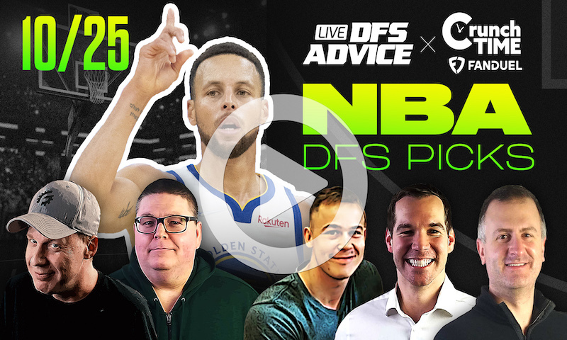 GrindersLive / Crunch Time - 10/25/22 NBA DFS Picks & Strategy