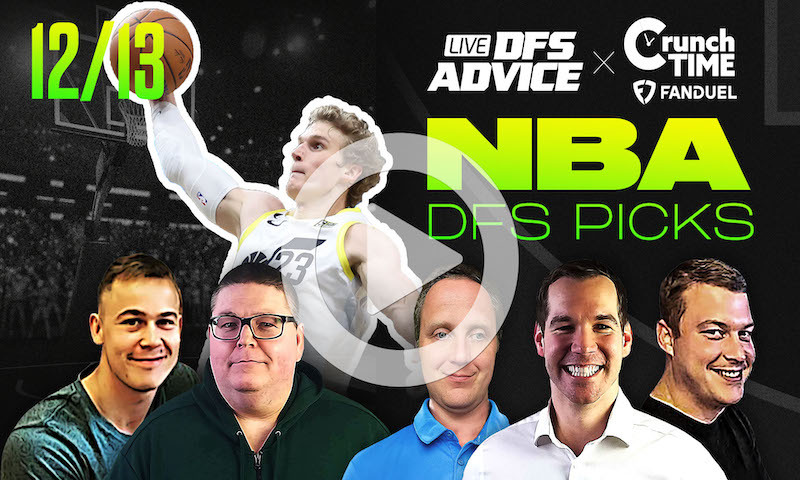 GrindersLive / Crunch Time - 12/13/22 NBA DFS Picks & Strategy