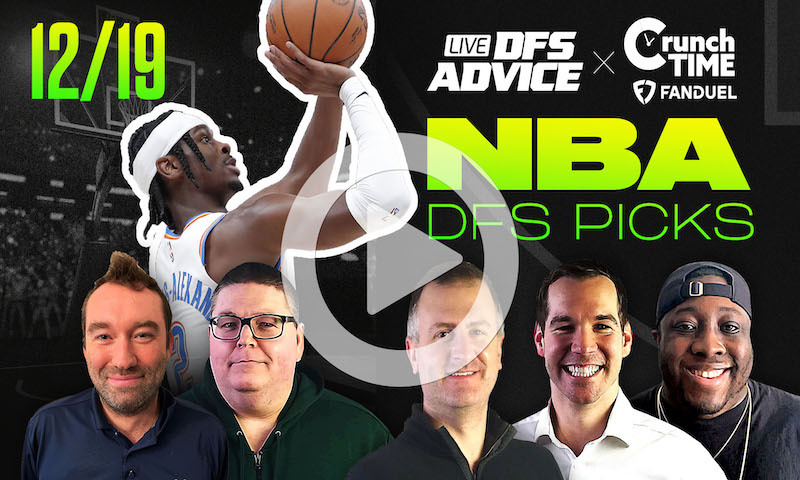 GrindersLive / Crunch Time - 12/19/22 NBA DFS Picks & Strategy