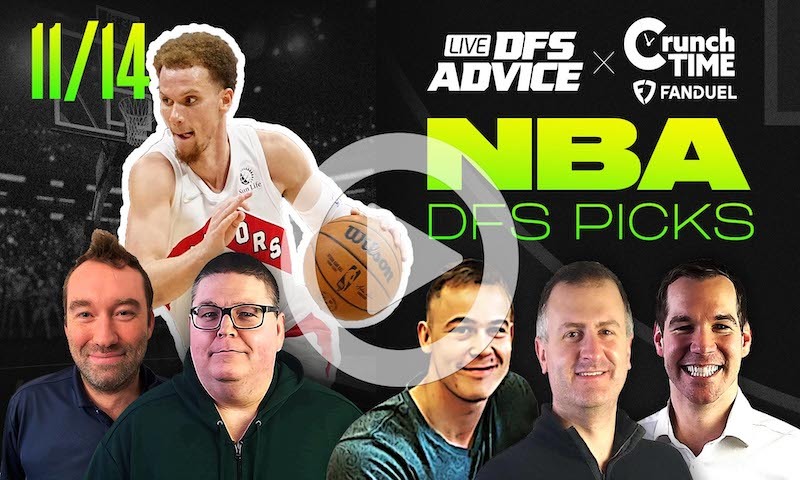 GrindersLive / Crunch Time - 11/14/22 NBA DFS Picks & Strategy