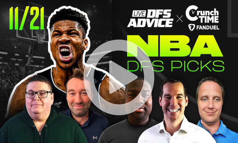 GrindersLive / Crunch Time - 11/21/22 NBA DFS Picks & Strategy
