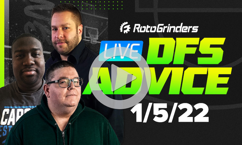 GrindersLive - 1/5/22 NBA DFS Picks & Strategy