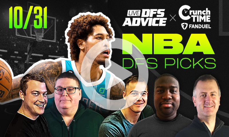 GrindersLive / Crunch Time - 10/31/22 NBA DFS Picks & Strategy