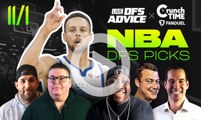 GrindersLive / Crunch Time - 11/1/22 NBA DFS Picks & Strategy