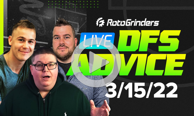 GrindersLive - 3/16/22 NBA DFS Picks & Strategy