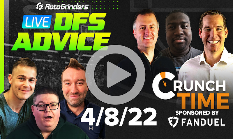 GrindersLive - 4/8/22 NBA DFS Picks & Strategy