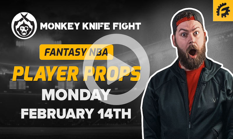 NBA Monkey Knife Fight Player Props - Monday, February 14th