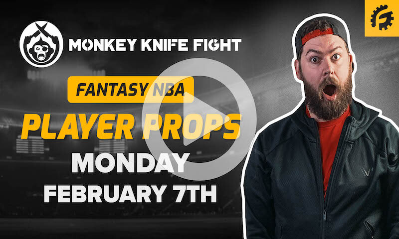 NBA Monkey Knife Fight Player Props - Monday, February 7th