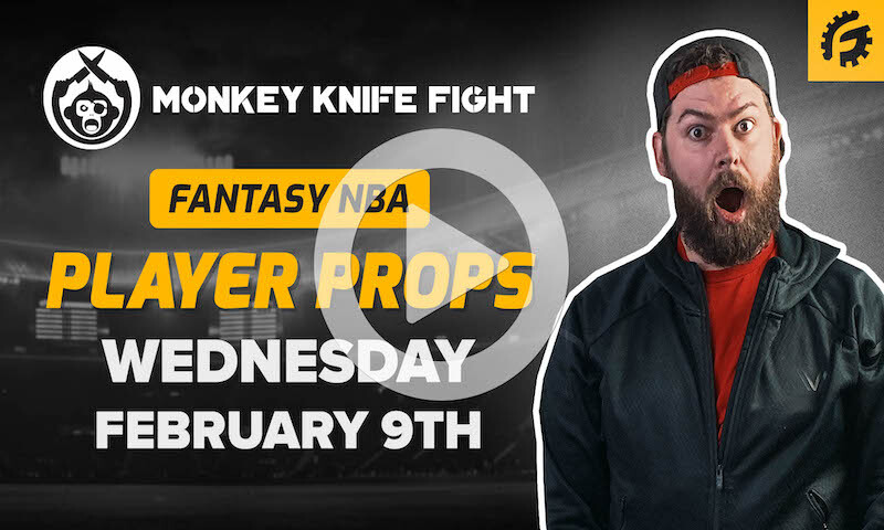 NBA Monkey Knife Fight Player Props - Wednesday, February 9th