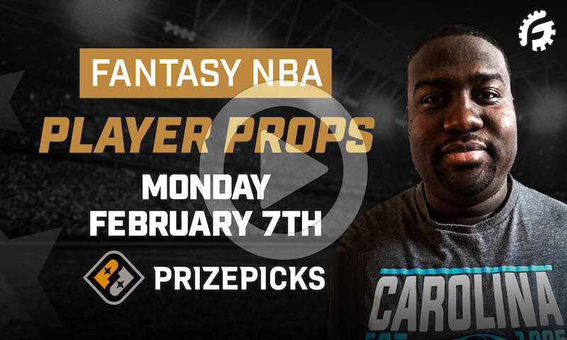 NBA Fantasy Player Props on PrizePicks - Monday, 2/7/22