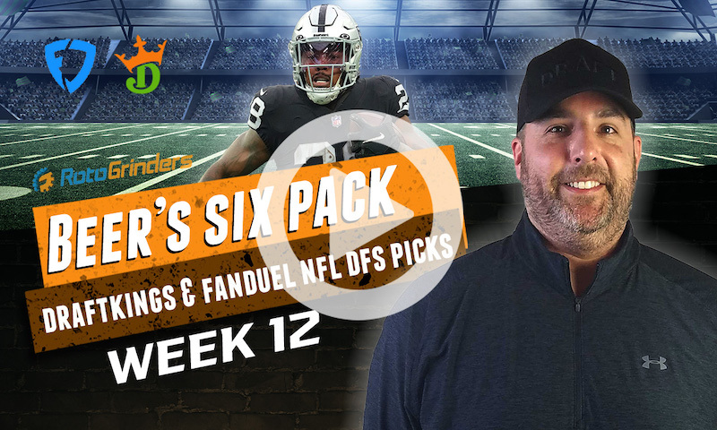 DraftKings and FanDuel NFL Six-Pack: Week 12