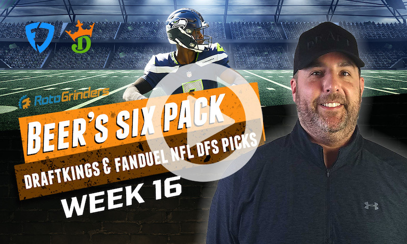 DraftKings and FanDuel NFL Six-Pack: Week 16