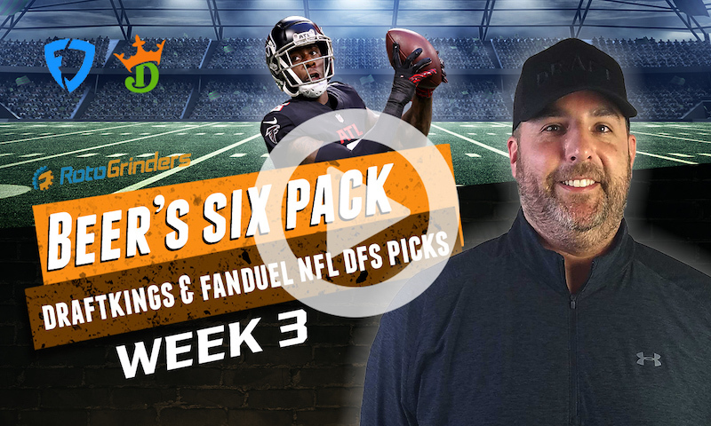 DraftKings and FanDuel NFL Six-Pack: Week 3