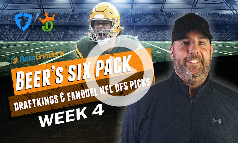 DraftKings and FanDuel NFL Six-Pack: Week 4