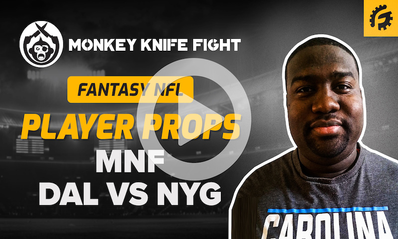NFL Monkey Knife Fight Player Props - DAL vs NYG