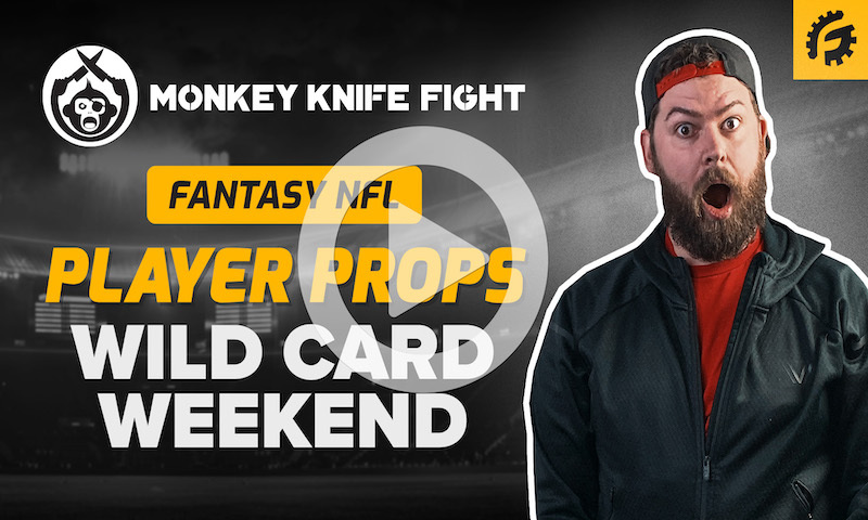 NFL Monkey Knife Fight Player Props - Wild Card Weekend