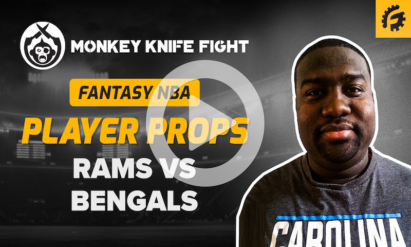 NFL Monkey Knife Fight Player Props - Rams vs Bengals