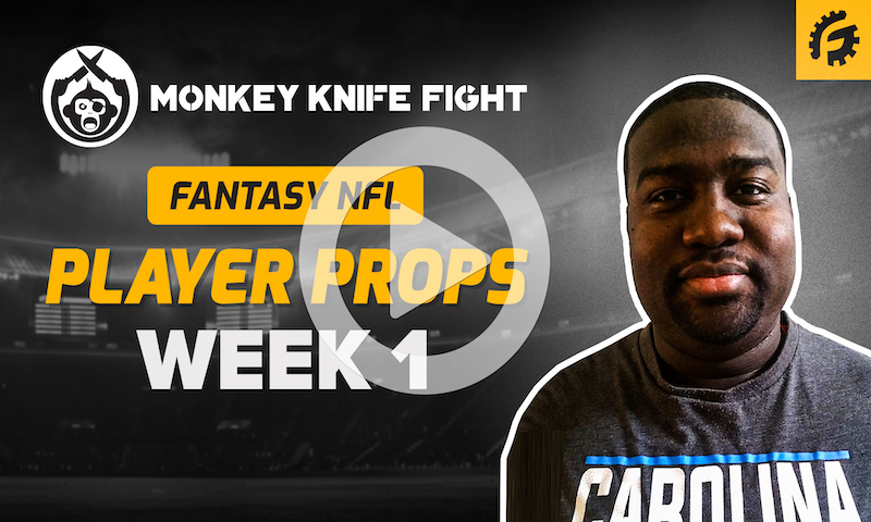 NFL Monkey Knife Fight Player Props - Week 1