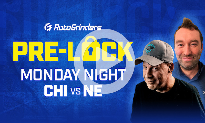 NFL DFS Showdown Pre-Lock Show - Week 7 (CHI vs NE)