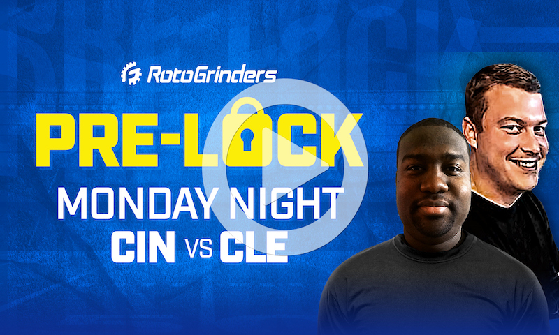 NFL DFS Showdown Pre-Lock Show - Week 8 (CIN vs CLE)