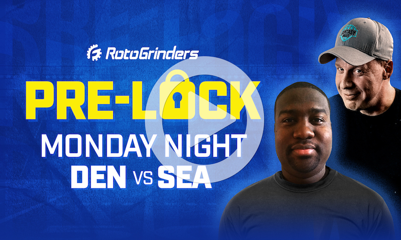 NFL DFS Showdown Pre-Lock Show - Week 1 (DEN vs SEA)