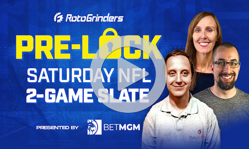 NFL Wild Card Weekend Pre-Lock Show: Saturday Slate