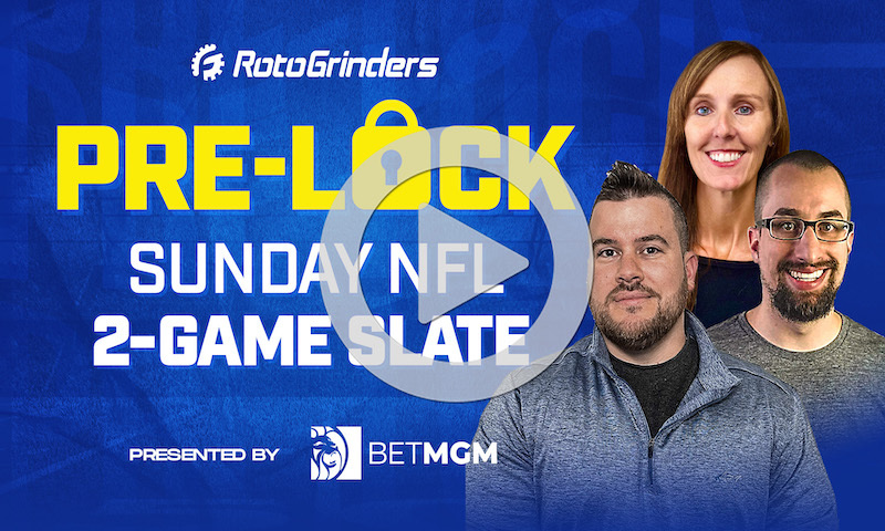 NFL Conference Championships Pre-Lock Show: Sunday Slate