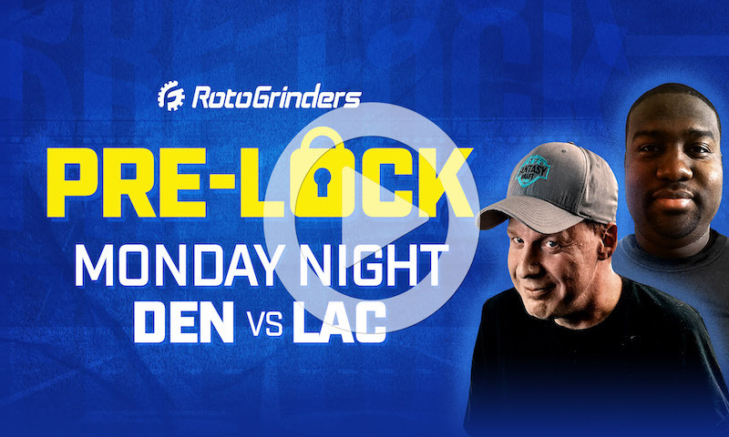 NFL DFS Showdown Pre-Lock Show - Week 6 (DEN vs LAC)