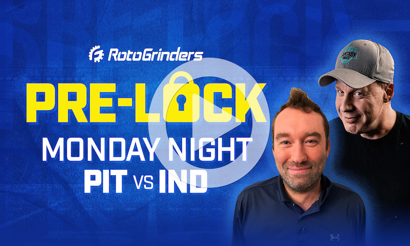 NFL DFS Showdown Pre-Lock Show - Week 12 (PIT vs IND)