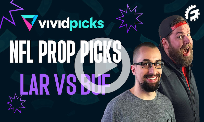NFL Thursday Night Player Props on Vivid Picks - Rams vs Bills