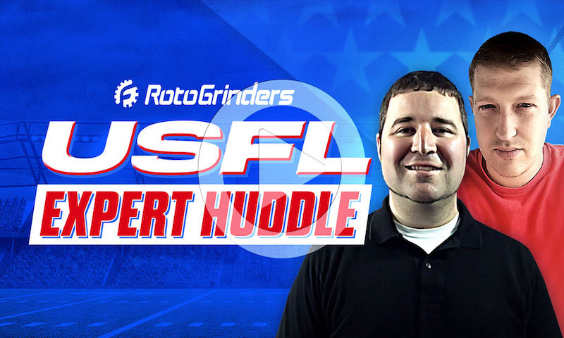 USFL DFS - RotoGrinders Expert Huddle - Week 1