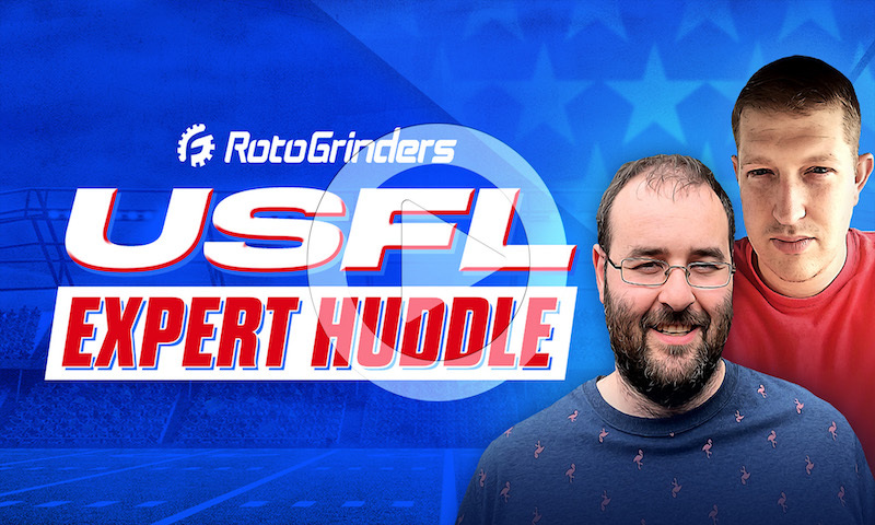 USFL DFS - RotoGrinders Expert Huddle - Week 10