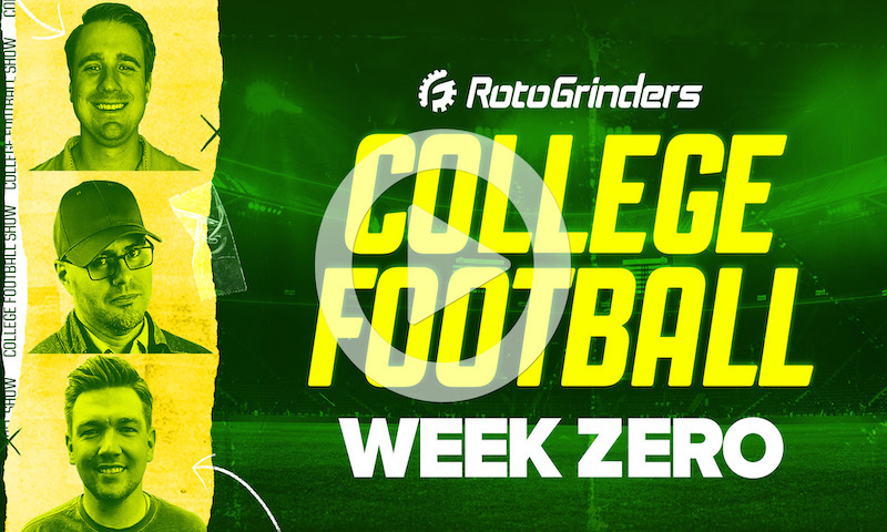 Free Premium! College Football DFS Breakdown - Week 0