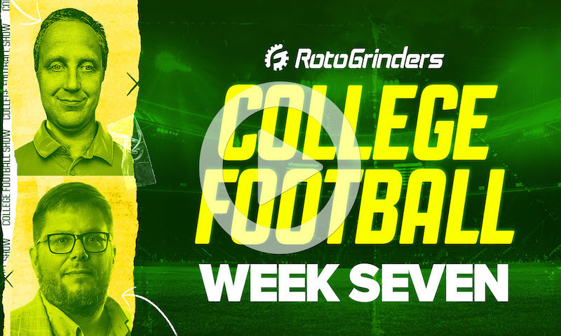 College Football DFS Pre-Lock Show - Week 7
