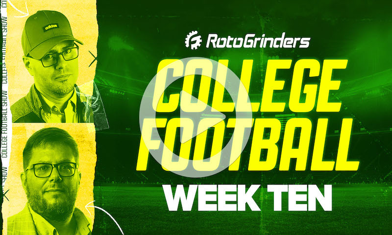 COLLEGE FOOTBALL DFS PRE-LOCK SHOW - WEEK 10