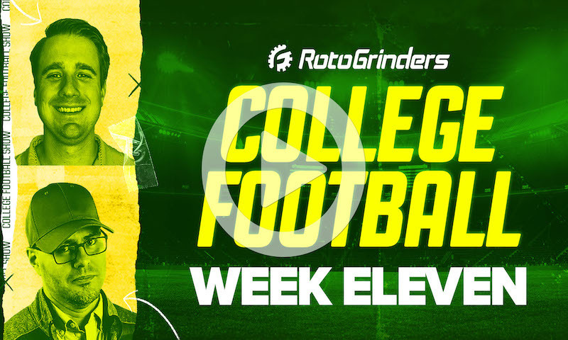 Premium College Football DFS Breakdown - Week 11