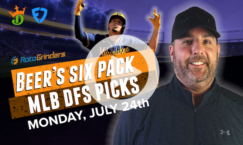 DraftKings and FanDuel MLB Six-Pack: Monday, July 24th