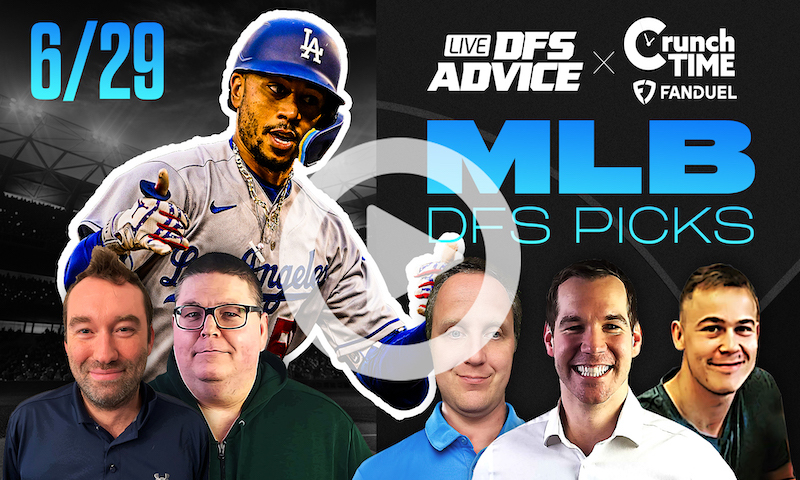 GrindersLive / Crunch Time - 6/29/23 MLB DFS Picks & Strategy (MAIN SLATE)