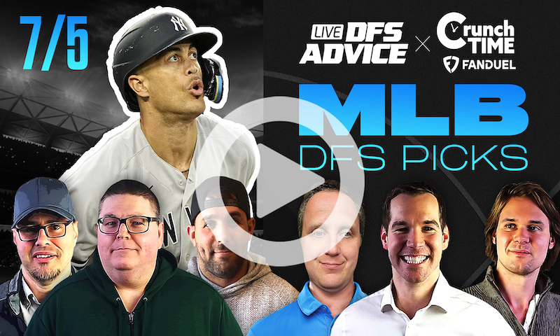 GrindersLive / Crunch Time - 7/5/23 MLB DFS Picks & Strategy