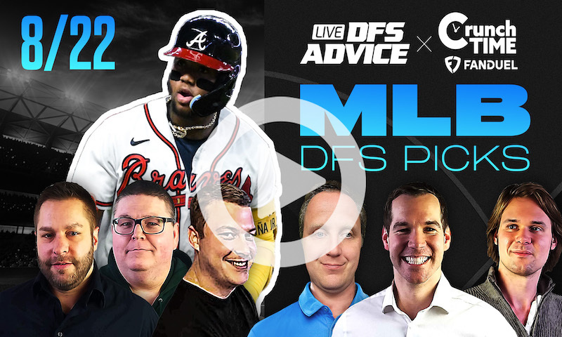 GrindersLive / Crunch Time - 8/22/23 MLB DFS Picks & Strategy