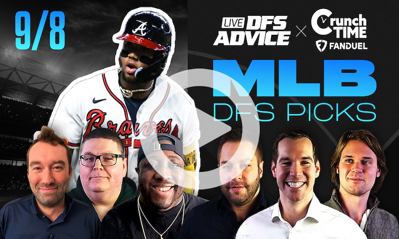 GrindersLive / Crunch Time - 9/8/23 MLB DFS Picks & Strategy