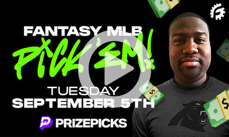 MLB Fantasy Pick'em on PrizePicks - Tuesday, September 5th