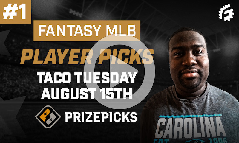 MLB Fantasy Pick'em on PrizePicks - Tuesday, August 15th (1 of 2)